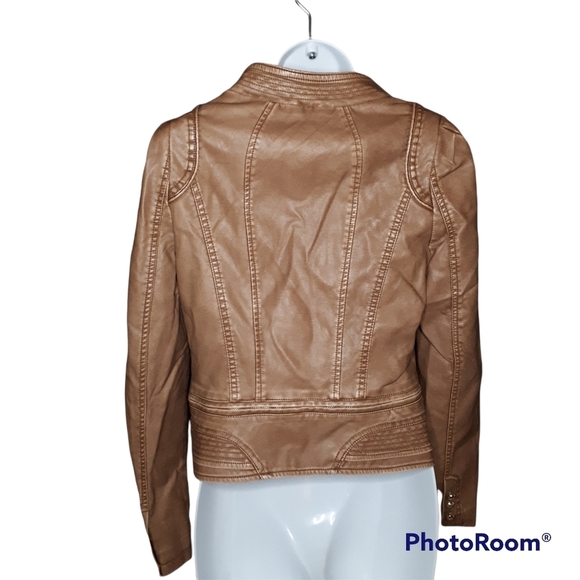 Bubblee Fashion Faux Leather Jacket Medium - Picture 4 of 7
